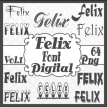 Felix Font Digital  Vol.1 - $1.99