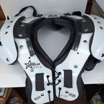 Douglas Football Youth Shoulder Pads JP34 Small Black White 12&quot; - 13&#39;&#39; - £31.26 GBP