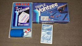 1982 TRIPLE YAHTZEE board dice game by E. S. Lowe - 100% Complete and Nice - £23.70 GBP