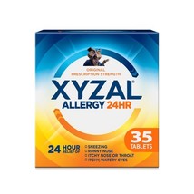 Xyzal 24 Hour Allergy Relief Medicine, Original Prescription Strength - $14.99