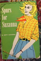 Spurs for Suzanna by Betty Cavanna 1965 Scholastic Book Service - £7.07 GBP