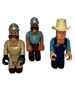 Fisher-Price Adventures Husky People Cowboy &amp; Construction Workers - £7.58 GBP