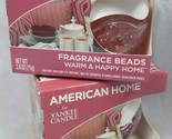 2X American Home by Yankee Candle Warm &amp; Happy Home Fragrance Beads - £10.29 GBP