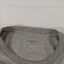 Carhartt K112 HGY Men's Gray Cotton Blend Short Sleeve T-Shirt Size 3XL image 8