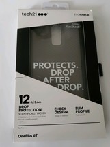 Tech21 Evo Check Drop Protection Case for phone OnePlus 6T, Black Color - £10.38 GBP
