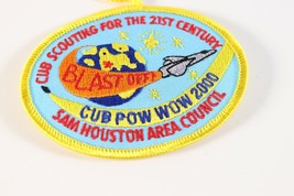 Vintage 2000 Cub Pow Wow Sam Houston Blast Off BSA Boy Scouts America Patch - £9.24 GBP