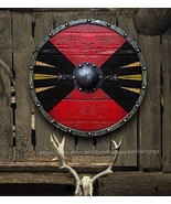 Medieval Viking Valhalla Kattegat Jarl Haakon Authentic Battle-Worn Shield - £81.90 GBP