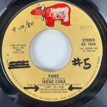 Irene Cara – Fame 7" Single 1980 RSO Pop Disco Soundtrack 45 RPM - $3.79