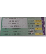 Pointer Sisters 1986 Ticket Stub VG+ Original Saratoga Performing Arts N... - £7.69 GBP