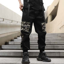 Multi-pocket Camouflage Stitching Casual Overalls - £30.05 GBP