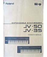 Roland JV-50 and JV-35 Synthesizer Keyboard Original Owner&#39;s Manual Book... - $47.08 CAD