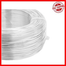 984 Feet 20 Gauge Silver Aluminum Sculpting Wire for Elegant Crafting Cr... - $37.82