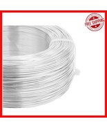 984 Feet 20 Gauge Silver Aluminum Sculpting Wire for Elegant Crafting Cr... - $690.77 MXN