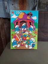 1982 Milton Bradley Smurf Smurfs 250 Piece Puzzle Vintage Collectible CO... - $18.69