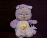 11&quot; Care Bear Cousin Cub LI&#39;l Bright Heart Raccoon Plush Bottle Booties ... - £118.26 GBP