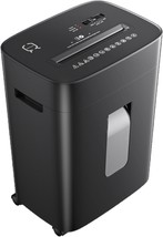 12-Sheet Heavy Duty Paper Shredder For Office, 5.28 Gal Pullout Bin, 60Db, Black - £82.21 GBP