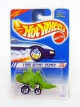Hot Wheels Speed-A-Saurus #345 Model Series 4 of 12 Green Die-Cast Car 1995 - $5.93