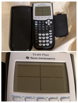 Texas Instruments TI-84 Plus Graphing Calculator Slip Battery Cover Working - $46.52