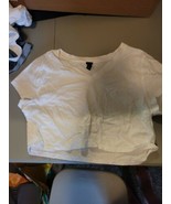 Wild Fable Size L White Crop Top - $12.86