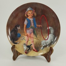 Maggie The Animal Trainer Plate By John McClelland Box &amp; COA Knowles, Reco N^GN0 - $7.95