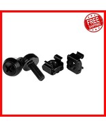 M5 Cage Nuts and Screws - 50 Pack 12mm Black for Stylish Rack Installations - $1,247.99 MXN
