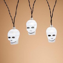 Gerson battery operated indoor outdoor lights 10 skull per string 6 hr t... - $14.99