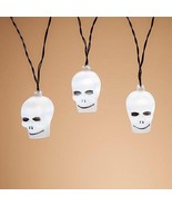 Gerson battery operated indoor outdoor lights 10 skull per string 6 hr t... - $14.99