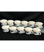 Taylor Smith Taylor Holiday Wreath Christmas Cups Mugs  Lot of 11  Xmas - $44.30 CAD