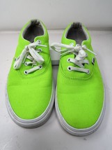 Vans Off The Wall Classic Neon Green Shoes Women&#39;s Size 7 Sneakers - £13.21 GBP