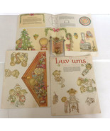 Vintage 1984 Christmas punchout luv ums paper dolls with winter holiday ... - £16.48 GBP