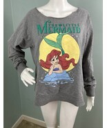 Disney’s The Little Mermaid Women&#39;s Juniors Gray Ariel Raw Edge Neckline... - $293.87 MXN