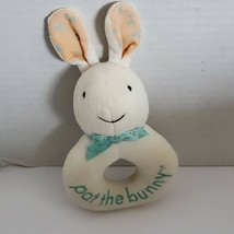 Eden Pat the Bunny Stuffed Plush Baby Toy Ring Rattle - £26.80 GBP