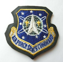 Space Command Command Usaf Pleather Trim Embroidered Patch 3.75 X 4 Inches Force - £4.80 GBP