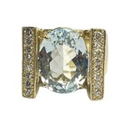 Diamond Women&#39;s Fashion Ring 14kt Yellow Gold 410256 - £688.77 GBP