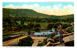 Old Pigeon Ranch Glorieta Pass New Mexico White Border Postcard - £3.10 GBP