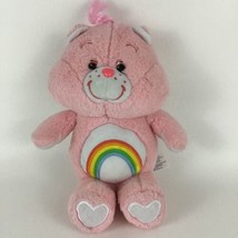 Care Bears Cheer Bear 12&quot; Plush Stuffed Animal Toy Rainbow Pink 2019 TCFC - £23.31 GBP