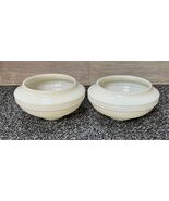 Vintage Art Deco Custard Glass Replacement Chandelier Sconce Slip Shade ... - $48.76 CAD