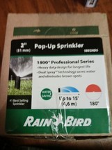 Rainbird 1802 HDS 2&#39; Pop Up Sprinkler Head 360 Degree15&#39;Spray Pattern 18... - £46.79 GBP