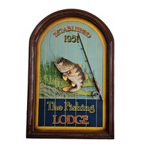 The Fishing Lodge 3D Wall Hanging Sign Established 1951 - £59.94 GBP