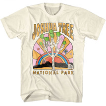 Joshua Tree Hippie Rainbow Men&#39;s T Shirt California National Park Sun Desert - £20.37 GBP+