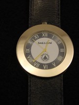 Wrist Watch Bord a&#39; Bord French Uni-Sex Solid Bronze, Genuine Leather B21 - $129.95