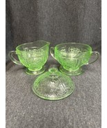 Green Sharon Cabbage Rose Creamer Just Gorgeous!!! Circa 1935 HTF - $38.61