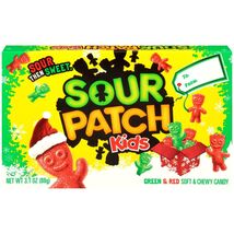 Sour Patch Kids Green & Red Christmas Holiday Gummy Candy Gift Box 3.1oz - $35.60 MXN Sour Patch Kids Green & Red Christmas Holiday Gummy Candy Gift Box 3.1oz - $35.60 MXN
