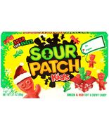 Sour Patch Kids Green &amp; Red Christmas Holiday Gummy Candy Gift Box 3.1oz - $35.60 MXN