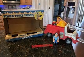 Vintage Fisher Price 1973 Fire Truck Pumper #336 BOX INCOMPLETE - $59.95