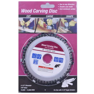 4&quot; 5&quot;   Angle Grinder Chain Disc wor Chain Wheel  Slotting Saw Blade  Ca... - £48.06 GBP