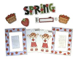 My Mind&#39;s Eye Spring Scrapbook Die Cuts Frames  9 Piece Set - $5.95