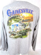 REEL LEGENDS T Shirt Gainesville Florida Alligator long sleeve sz M pock... - $12.86
