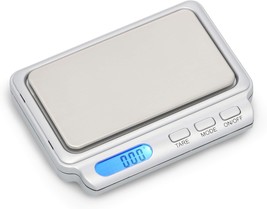 Card Series High Precision Lcd Mini Pocket Weight Scale, Silver, 100 X 0.01 G - £28.62 GBP
