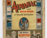 1932 Dr. Miles All Weather Almanac and Hand Book  - $9.90